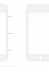 iPhone 6 Plus wireframes ߿ͼ