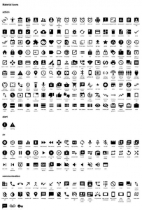 图标组件库Google Material Icons for axure