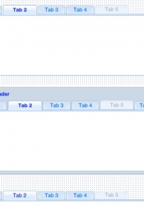 Axure EXT JS Tabs Widget Library