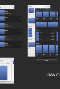 iOS6 iTunes & App Store GUI